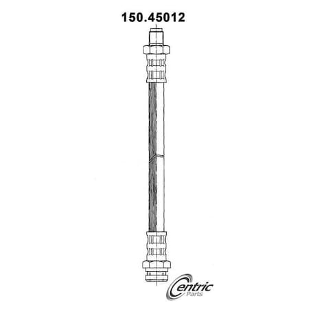 Centric Parts Brake Hose, 150.45012 150.45012